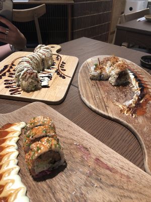   at WAKI WAKI Veggie Sushi in Bangkok