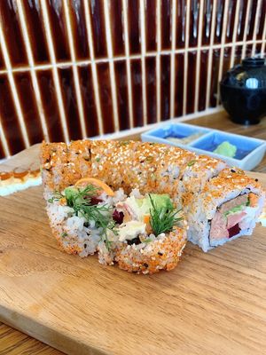 Waki Waki sushi  at WAKI WAKI Veggie Sushi in Bangkok