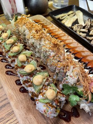   at WAKI WAKI Veggie Sushi in Bangkok