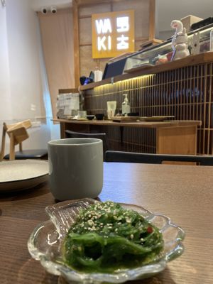   at WAKI WAKI Veggie Sushi in Bangkok