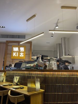   at WAKI WAKI Veggie Sushi in Bangkok