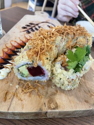   at WAKI WAKI Veggie Sushi in Bangkok