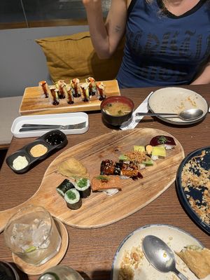   at WAKI WAKI Veggie Sushi in Bangkok