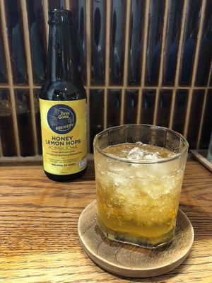 Kombucha (best brand!) at WAKI WAKI Veggie Sushi in Bangkok