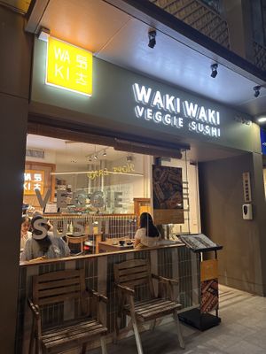   at WAKI WAKI Veggie Sushi in Bangkok