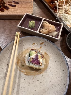   at WAKI WAKI Veggie Sushi in Bangkok