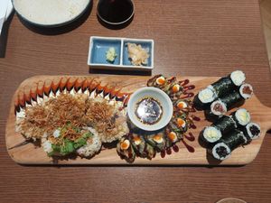 A fine feast at WAKI WAKI Veggie Sushi in Bangkok