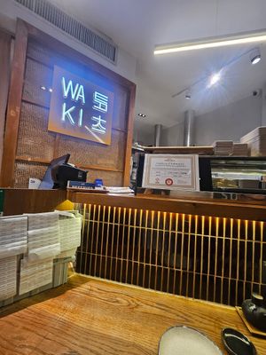 Small little eating house ~12/1/24 at WAKI WAKI Veggie Sushi in Bangkok