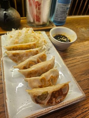 Classic Gyoza ~12/1/24 at WAKI WAKI Veggie Sushi in Bangkok