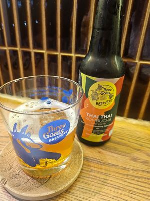 Thai Thai Kombucha ~12/1/24 at WAKI WAKI Veggie Sushi in Bangkok