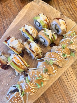   at WAKI WAKI Veggie Sushi in Bangkok