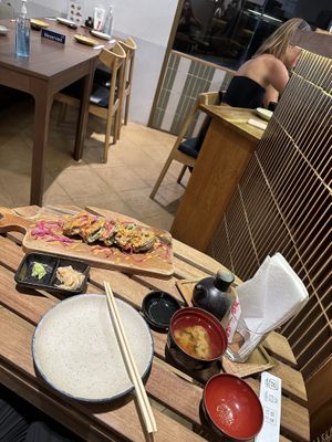   at WAKI WAKI Veggie Sushi in Bangkok