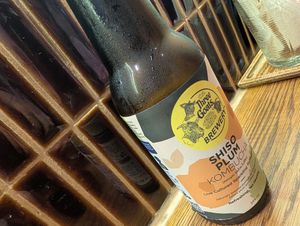 Delicious kombucha at WAKI WAKI Veggie Sushi in Bangkok