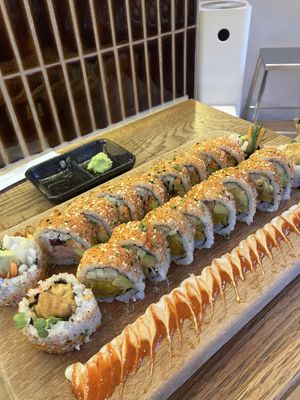   at WAKI WAKI Veggie Sushi in Bangkok