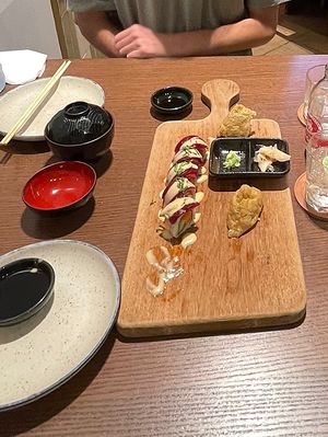   at WAKI WAKI Veggie Sushi in Bangkok