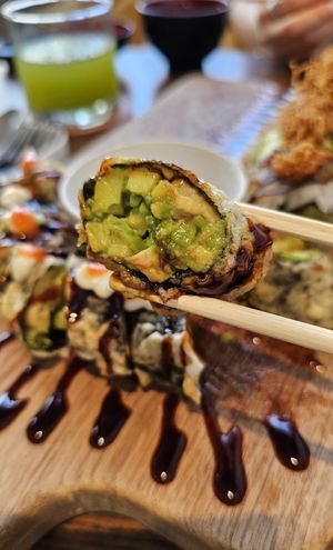  at WAKI WAKI Veggie Sushi in Bangkok