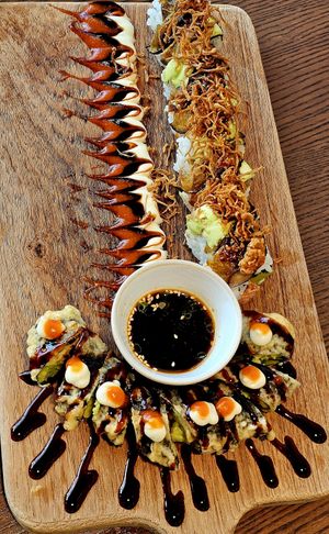  at WAKI WAKI Veggie Sushi in Bangkok