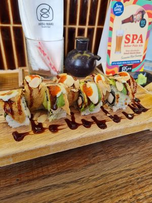  at WAKI WAKI Veggie Sushi in Bangkok