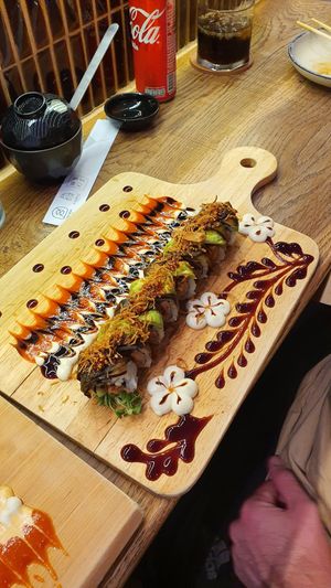 Jade dragon maki at WAKI WAKI Veggie Sushi in Bangkok