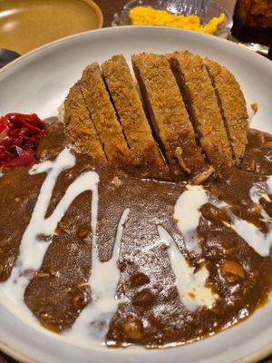 Curry rice at WAKI WAKI Veggie Sushi in Bangkok