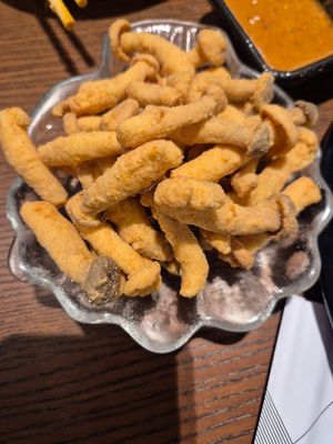 Side- mushrooms at WAKI WAKI Veggie Sushi in Bangkok