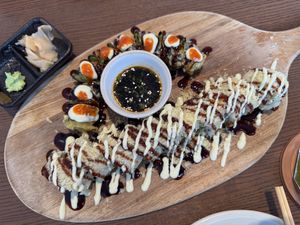   at WAKI WAKI Veggie Sushi in Bangkok