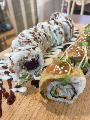 Favourite with tofu   at WAKI WAKI Veggie Sushi in Bangkok