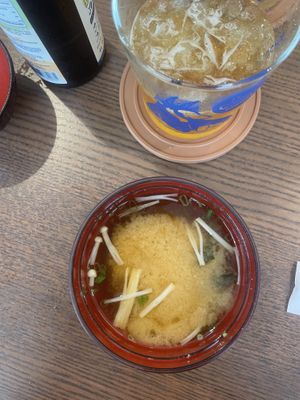 Miso and kombucha   at WAKI WAKI Veggie Sushi in Bangkok