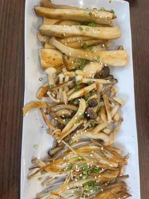 Mushrooms  at WAKI WAKI Veggie Sushi in Bangkok