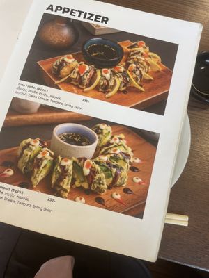   at WAKI WAKI Veggie Sushi in Bangkok