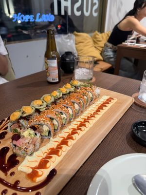   at WAKI WAKI Veggie Sushi in Bangkok