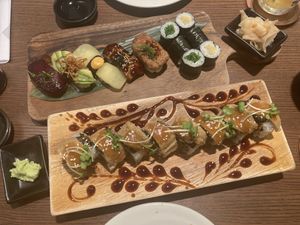   at WAKI WAKI Veggie Sushi in Bangkok