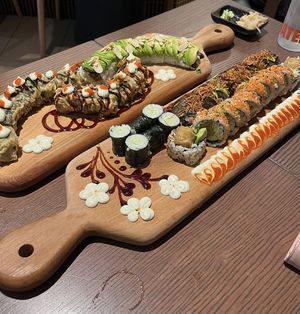   at WAKI WAKI Veggie Sushi in Bangkok