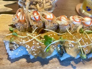   at WAKI WAKI Veggie Sushi in Bangkok