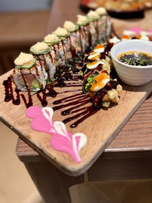   at WAKI WAKI Veggie Sushi in Bangkok