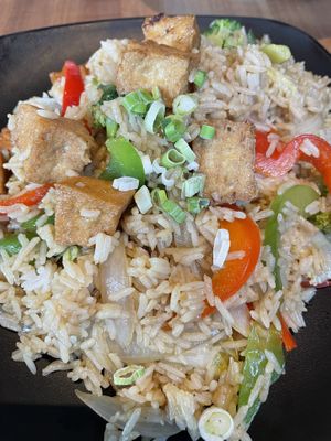 Tofu fried rice  at Thai Esane in Brentwood