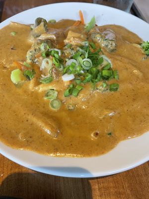 Peanut curry tofu at Thai Esane in Brentwood