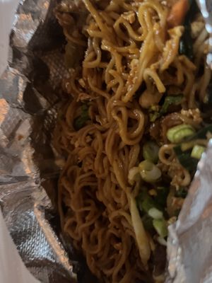 Malaysian noodles   at Thai Esane in Brentwood