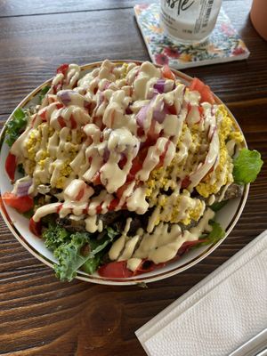 Southwest breakfast bowl at Green Street Eatery in Levittown