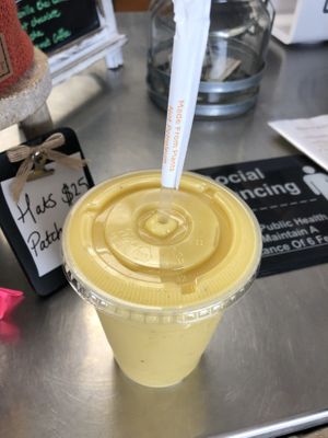 Sunshine smoothies   at Green Street Eatery in Levittown