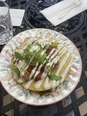 Vegan tostadas special   at Green Street Eatery in Levittown