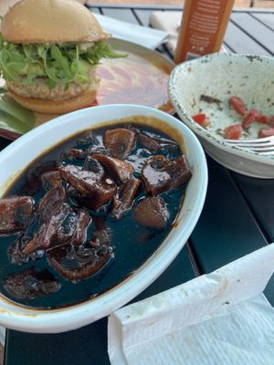 Balsamic mushrooms  at Green Street Eatery in Levittown