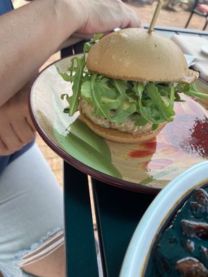 Bean burger special   at Green Street Eatery in Levittown