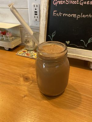 Chunky monkey smoothie  at Green Street Eatery in Levittown