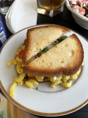 Grilled vegan Mac & cheese  at Green Street Eatery in Levittown