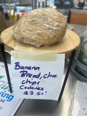 Banana bread chocolate chip cookie 🍪 ($3.50) at Green Street Eatery in Levittown