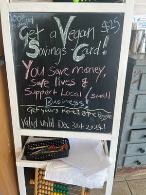 Vegan savings card ($25) at Green Street Eatery in Levittown