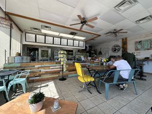 Funky, fun interior    at Green Street Eatery in Levittown