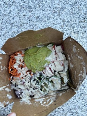 1/2 portion southwest bowl (takeout)  at Green Street Eatery in Levittown