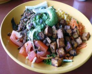 Vegan cobb at Swinger's Diner in Los Angeles